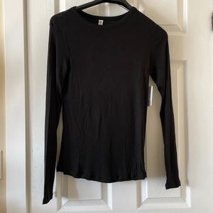 Bp thin ribbed long sleeve t shirt